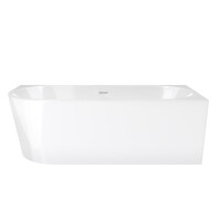 Corsan Intero Wanna narożna 160x75 cm prawa biała z wykończeniem białym 649421