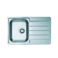 Alveus Line Start 80 Zlewozmywak stalowy jednokomorowy 79x50 cm len 1086352