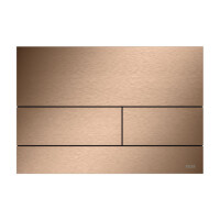 Tece Square II Przycisk WC czerwone złoto szczotkowane anti-fingerprint 9240848