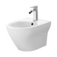 Cersanit Larga Oval Bidet podwieszany 52x35,5 cm biały mat K677-037