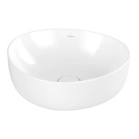 Villeroy & Boch Antao Umywalka nablatowa 40x39,5 cm biała Weiss Alpin z powłoką CeramicPlus 4A7240R1