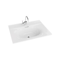Lavita Kolorado 600 Umywalka meblowa 61x46,5 cm biały połysk 5908211416205