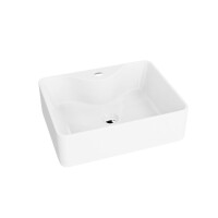 Lavita Castor Umywalka nablatowa 47,5x37 cm biały połysk 5900378325994