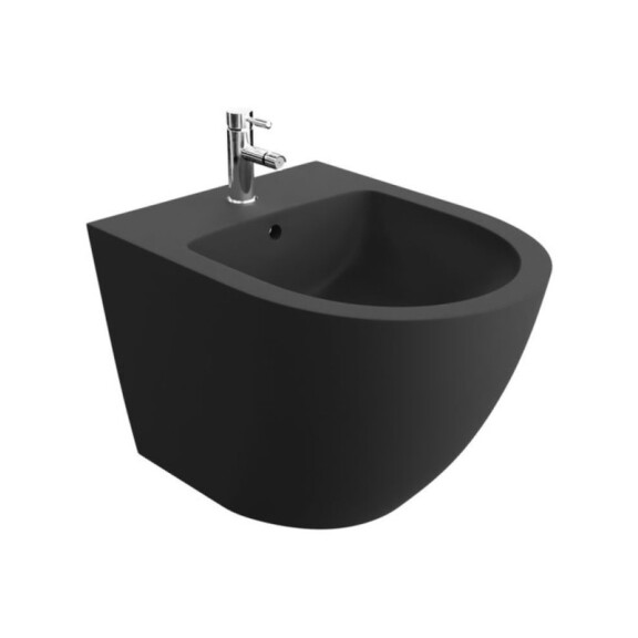 Lavita Sinto Black Bidet podwieszany 51x35,5 cm czarny mat 5908211411033