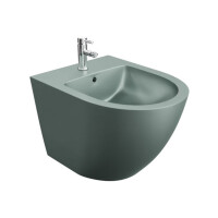 Lavita Sinto Grey Bidet podwieszany 49x36,5 cm krótki szary mat 5900378314288
