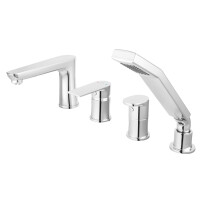 Fdesign Pinea Bateria nawannowa 4 otworowa chrom FD1-PNA-11A-11