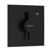 Hansgrohe DuoTurn E Bateria prysznicowa podtynkowa czarny mat 75617670