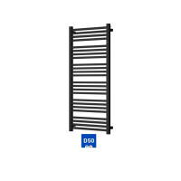 Instal Projekt Stick D50 Grzejnik 50x111 cm podłączenie dolne środkowe czarny mat STI-50/110D50C31