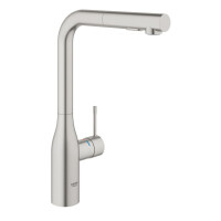 Grohe Essence Bateria kuchenna wysoka z wyciąganą wylewką stal nierdzewna 30504DC0