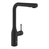 Grohe Essence Bateria kuchenna wysoka z wyciąganą wylewką phantom black 30504KF0