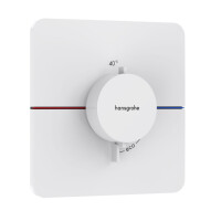 Hansgrohe ShowerSelect Comfort Q Bateria prysznicowa podtynkowa termostatyczna biały mat 15588700