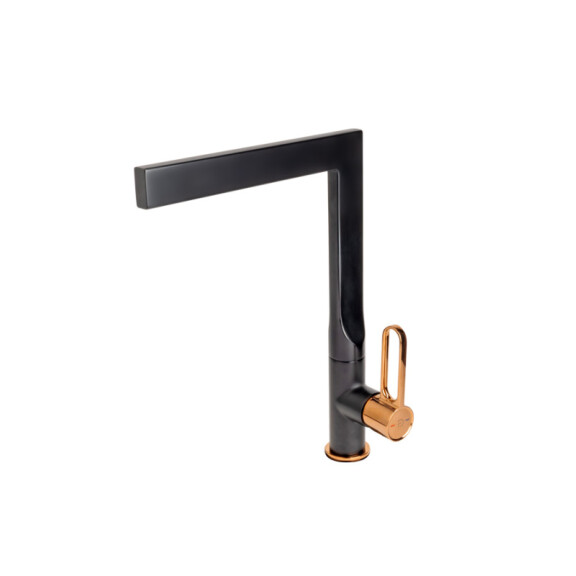 Fdesign Zaffiro Bateria kuchenna różowe złoto/czarna FD1-ZFR-4-25