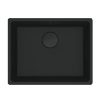 Franke Maris MRG 110-52 Zlewozmywak granitowy jednokomorowy 55,3x43,3 cm czarny mat 125.0697.759