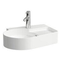 Laufen Val Umywalka wisząca 53x40 cm lewa bez otworu na baterię biała H8152880001091