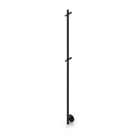 P.M.H Asta Grzejnik elektryczny suszarka 8,5x151,5 cm czarny mat PAS2HQXXXB220BASXXT