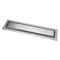McAlpine Odpływ liniowy 80 cm wzór Plain chrom CD800-B-NT