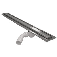 McAlpine Omega Slim Odpływ liniowy 80 cm stal szczotkowana MPCD800-O-B-NTKPL