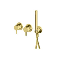 Kohlman Axel Gold Bateria wannowo-prysznicowa podtynkowa złoty QW260AGD
