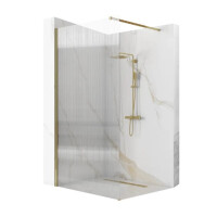 Rea Aero Intimo Kabina Walk-in 120x200 cm profile złoto szczotkowane REA-K4127