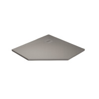 Radaway Kyntos PT Brodzik pięciokątny 90x90 cm cemento HKPT9090-74