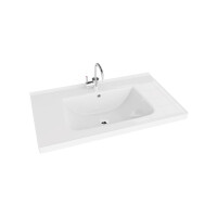 Lavita Kansas 800 Umywalka meblowa 81x49 cm biały połysk 5908211416175