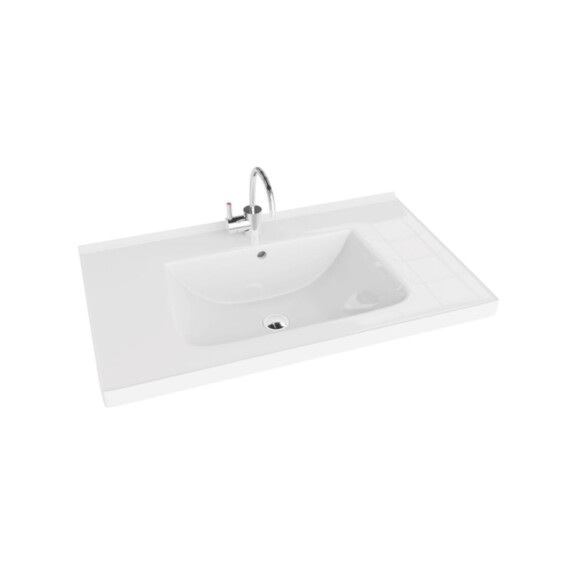 Lavita Kansas 800 Umywalka meblowa 81x49 cm biały połysk 5908211416175