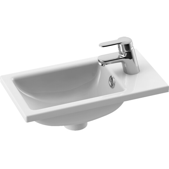 Cerastyle Mini Umywalka meblowa 40x22x13,5 cm biała 071000-u