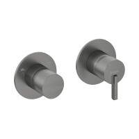 Deante Silia Bateria wannowo-prysznicowa podtynkowa titanium BQS_D46P