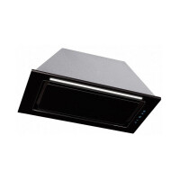 Toflesz Linea Glass LED Okap podszafkowy 56,4 cm 850 m³/h czarny OK6-050