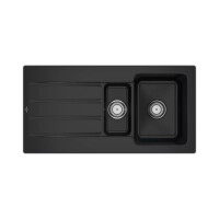 Villeroy & Boch Architectura 60 XR Zlewozmywak ceramiczny półtorakomorowy 100x51 cm czarny Pure Black 336501R7