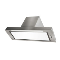 Toflesz Lumino Plus Okap podszafkowy 89,5 cm 500 m³/h inox/szkło białe OK3-133