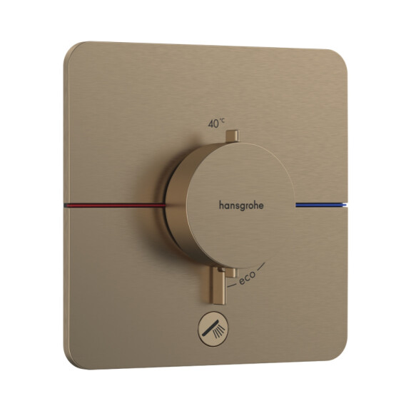 Hansgrohe ShowerSelect Comfort Q Bateria prysznicowa podtynkowa termostatyczna brąz szczotkowany 15589140
