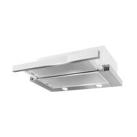 Toflesz Vega Okap podszafkowy 50 cm 324 m³/h inox/szkło białe OK7-005