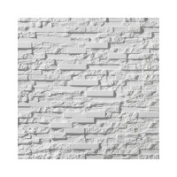 Stegu Tasos 1 Kamień dekoracyjny gipsowy 38x7,5 cm biały