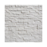 Stones City 1 Kamień dekoracyjny gipsowy 38,5x13 cm biały