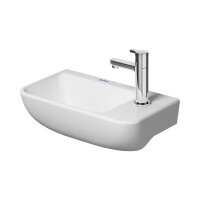 Duravit ME by Starck Umywalka wisząca 40x22 cm lewa biały Alpin z powłoką WonderGliss 07174000001