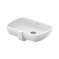 Duravit Qatego Umywalka podblatowa 48x32 cm biały Alpin 0398480028