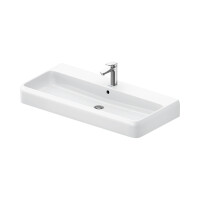 Duravit Qatego Umywalka meblowa 100x47 cm z otworem na baterię biały z powłoką HygieneGlaze 2382102000
