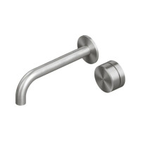 QuadroDesign Stereo Bateria umywalkowa podtynkowa 25 cm stal nierdzewna szczotkowana 1611TAS