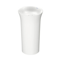 Duravit White Tulip Umywalka wolnostojąca 50 cm odpływ ścienny biały Alpin z powłoką WonderGliss 27025000701