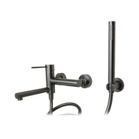 Corsan Lugo Bateria wannowa natynkowa grafit / GunMetal CMZ7541GM