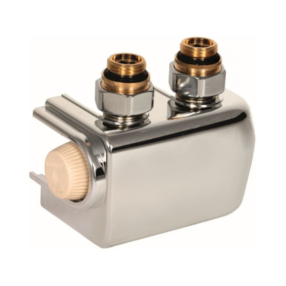 Honeywell Therafix Universal Zawór termostatyczny podwójny uszczelnienie Euroconus chrom V2473EDCSY015