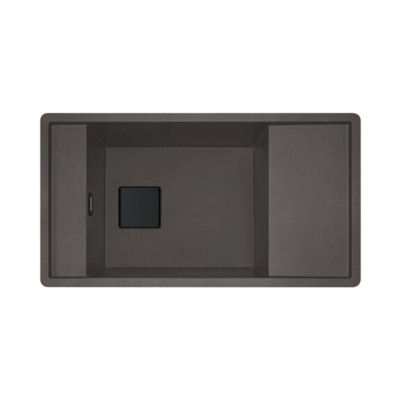 Franke Fresno FSG 611-88 Zlewozmywak granitowy jednokomorowy 87,7x49,5 cm łupkowy szary/czarny mat 114.0738.000