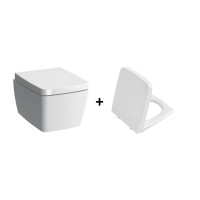 Vitra Metropole Zestaw Toaleta WC krótka + deska wolnoopadająca biały 5671B003-0075+90-003-009