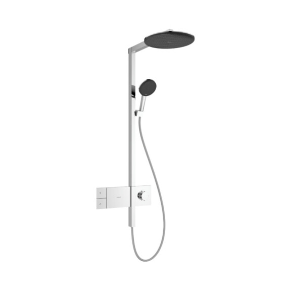 Hansgrohe Raindance Alive S Zestaw prysznicowy termostatyczny natynkowy z deszczownicą 1jet EcoSmart chrom 24583000