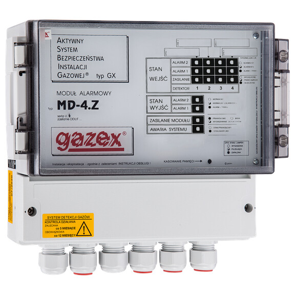 Moduł alarmowy MD-4.Z 4 wej.,zasilanie 230V