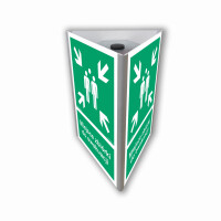 Znak "Miejsce zbiórki do ewakuacji" 3D do słupka Signproject