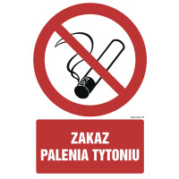 Znak "Zakaz palenia tytoniu" Signproject