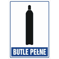 Znak "Butle pełne" Signproject
