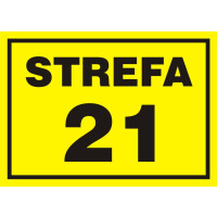 Znak "Z-21 Strefa zagrożenia wybuchem" Signproject